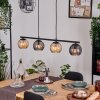 Koyoto Lámparas suspendidas, Luminarias esféricas, Lámparas colgantes Colores ámbar, Ahumado, 4 luces