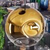 Ripoll Lámparas suspendidas, Luminarias esféricas, Lámpara colgante de clúster Colores ámbar, Cromo, dorado, Transparente, Ahumado, 4 luces