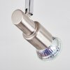 Firan Plafones, Spot techo LED Níquel-mate, 2 luces