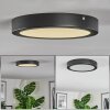 Isela Plafones LED Negro, 1 luz