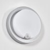 Jelad Aplique de exterior, Apliques LED Plata, 1 luz, Sensor de movimiento