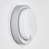 Jelad Aplique de exterior, Apliques LED Plata, 1 luz, Sensor de movimiento