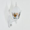 Naofe Aplique de exterior, Apliques Blanca, 1 luz, Sensor de movimiento
