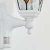 Naofe Aplique de exterior, Apliques Blanca, 1 luz, Sensor de movimiento