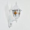 Naofe Aplique de exterior, Apliques Blanca, 1 luz, Sensor de movimiento