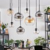 Koyoto Lámparas suspendidas, Luminarias esféricas, Lámparas colgantes Colores ámbar, Transparente, Ahumado, 8 luces