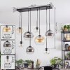 Koyoto Lámparas suspendidas, Luminarias esféricas, Lámparas colgantes Colores ámbar, Transparente, Ahumado, 8 luces