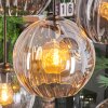 Koyoto Lámparas suspendidas, Luminarias esféricas, Lámparas colgantes Colores ámbar, Transparente, Ahumado, 8 luces