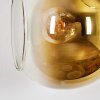 Koyoto Luminarias esféricas, Apliques dorado, Transparente, Color cobre, Ahumado, 3 luces
