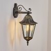 Hongkong Aplique de exterior, Apliques dorado, Negro, 1 luz