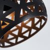 Gomsrud Aplique Negro, 1 luz