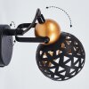 Gomsrud Aplique Negro, 1 luz