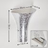 Nerola Aplique Plata, 1 luz