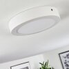 Finsrud Lámpara de Techo LED Blanca, 1 luz