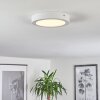 Finsrud Lámpara de Techo LED Blanca, 1 luz