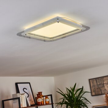 Ipres Lámpara de Techo LED Blanca, 1 luz