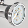 Morges Lámpara de Techo LED Cromo, 2 luces