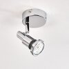 Morges Lámpara de Techo LED Cromo, 1 luz