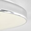 Morges Lámpara de Techo LED Cromo, Blanca, 1 luz