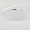 Morges Lámpara de Techo LED Cromo, Blanca, 1 luz