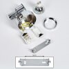 Morges Aplique LED Cromo, 1 luz