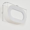 Paleroo Aplique para exterior LED Blanca, 1 luz