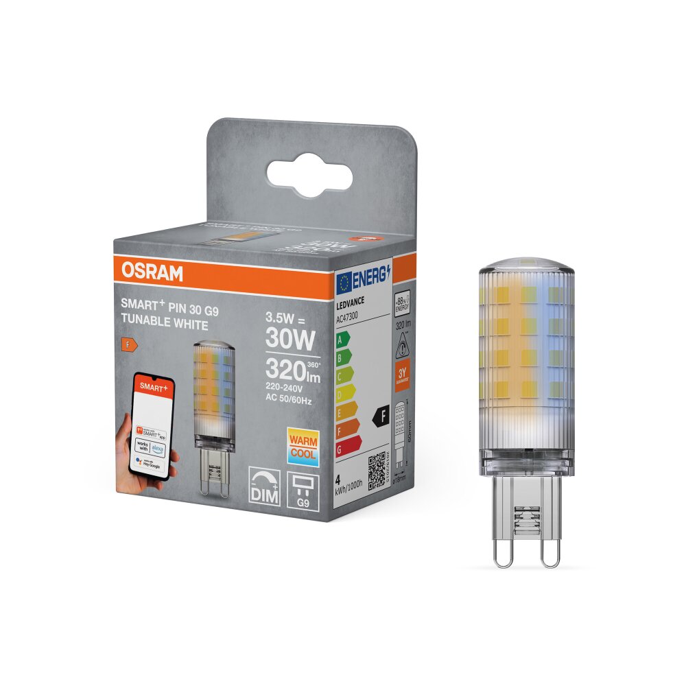 Lámparas Osram G9 LED 3.5 Watt blanco cálido regulable 320 Lumen main product photo