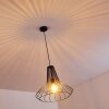 Ghent Lámpara Colgante Negro, 1 luz