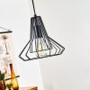 Ghent Lámpara Colgante Negro, 1 luz