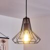 Ghent Lámpara Colgante Negro, 1 luz