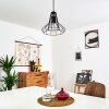 Ghent Lámpara Colgante Negro, 1 luz