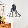 Ghent Lámpara Colgante Negro, 1 luz