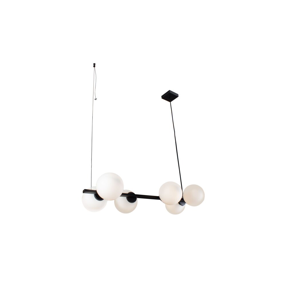 Luce Design PLUTO Lámpara Colgante Negro, 6 luces main product photo