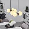 Rascoupet Lámpara Colgante Negro, 6 luces