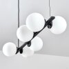 Rascoupet Lámpara Colgante Negro, 6 luces