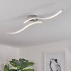 Mohlin Lámpara de Techo LED Níquel, Blanca, 2 luces