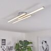 Mohlin Lámpara de Techo LED Níquel-mate, 3 luces
