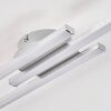 Mohlin Lámpara de Techo LED Níquel-mate, 3 luces