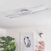 Mohlin Lámpara de Techo LED Níquel-mate, 3 luces