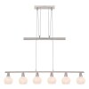 Lámpara Colgante Globo OLLI Níquel-mate, 6 luces