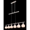 Lámpara Colgante Globo OLLI Níquel-mate, 6 luces