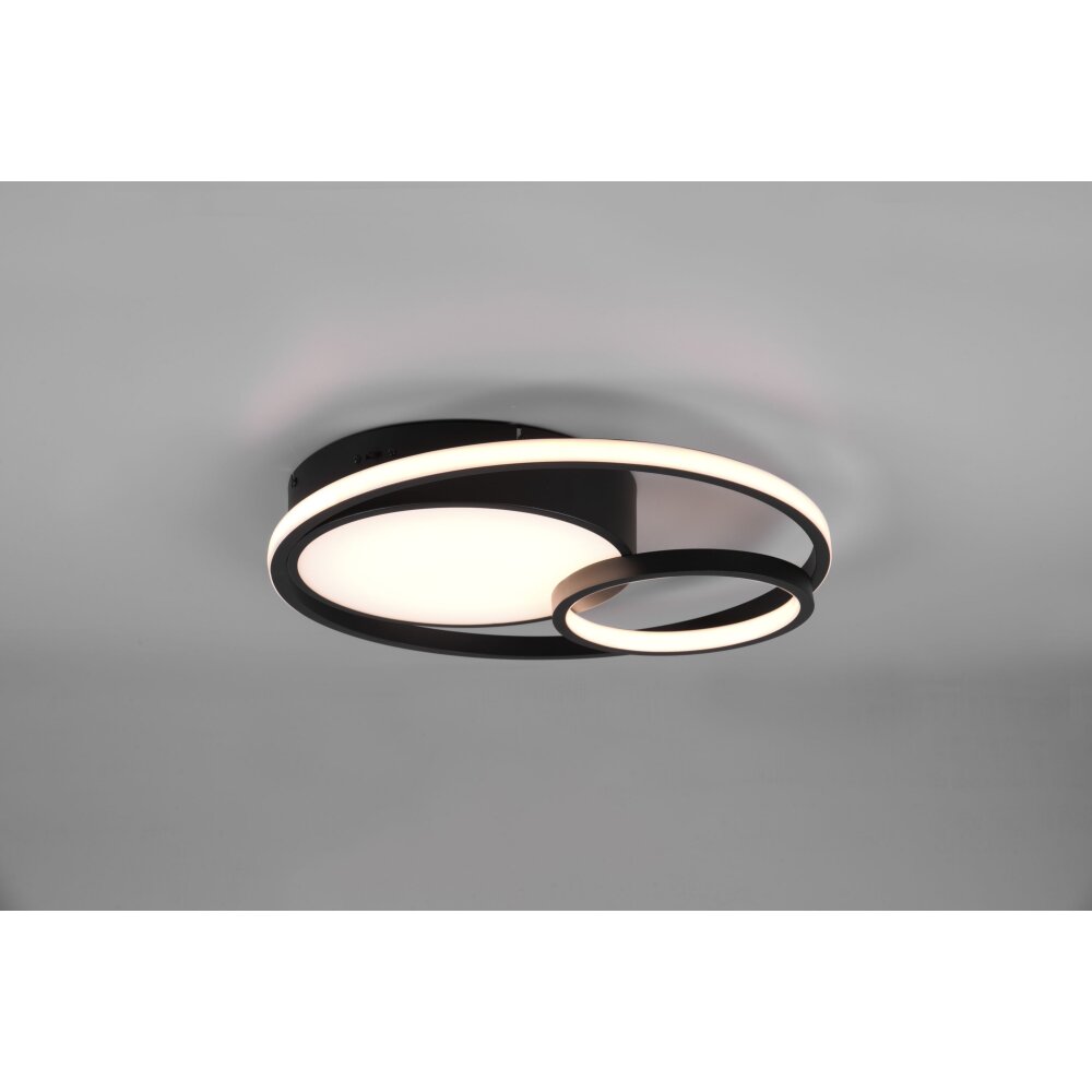 Reality Vuelta Lámpara de Techo LED Negro, 1 luz main product photo