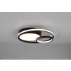 Reality Vuelta Lámpara de Techo LED Negro, 1 luz