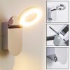 Adel Foco de pared LED Cromo, 1 luz