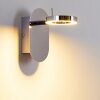 Adel Foco de pared LED Cromo, 1 luz