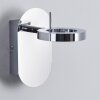 Adel Foco de pared LED Cromo, 1 luz