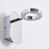 Adel Foco de pared LED Cromo, 1 luz