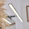 Morges Lámpara de espejos LED Cromo, Blanca, 1 luz