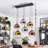 Gastor Lámparas suspendidas, Luminarias esféricas, Lámparas colgantes Cromo, dorado, Transparente, Color cobre, Ahumado, 6 luces