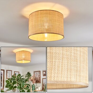 Sabadim Plafones beige, Crudo, 1 luz